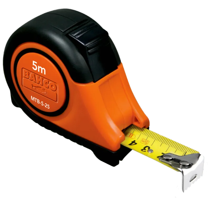 BAHCO Måttband 5M| Mätverktyg & Vattenpass