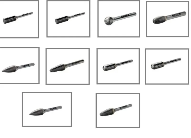 BAHCO Roterande filar set 10-delar| Slipstift