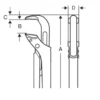 BAHCO 1410 Rörtång 320mm • 50mm| Vvs Verktyg|Tänger & Tvingar