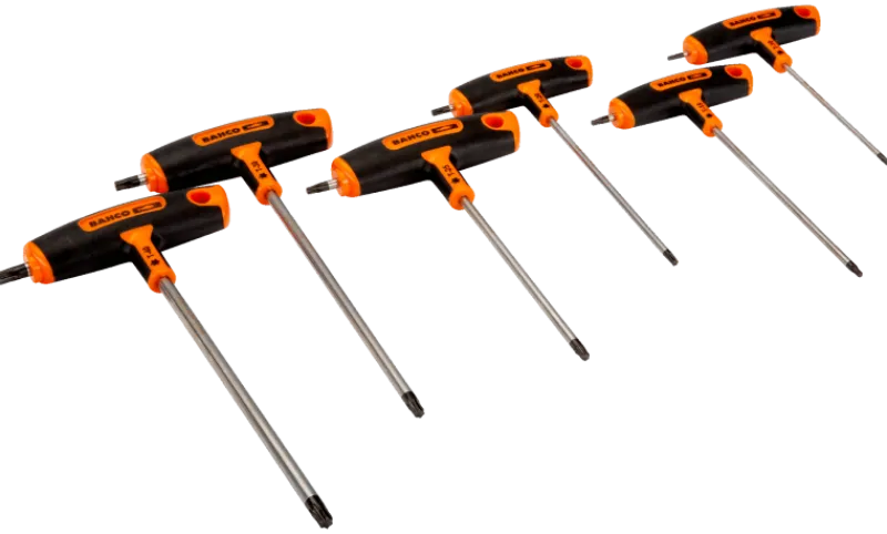 BAHCO T-Handatgsats 6-delar Torx| Skruvmejslar