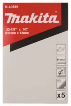 MAKITA Bandsågblad 835mm rostfritt 2-3mm 18T, 5-pack| Bandsågblad