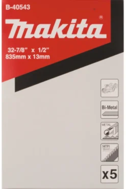 MAKITA Bandsågblad 835mm rostfritt 4-6mm 14T, 5-pack| Bandsågblad