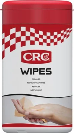 CRC Wipes Rengöringsduk, 50st| Smörj , Rengörning, Lim Och Tejp