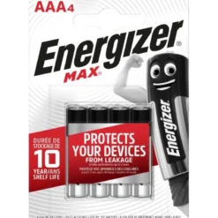 Energizer Batteri AAA LR03 4-pack| Batterier