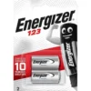 Energizer Batteri CR123 Lithium 2-pack| Batterier