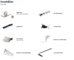 Festool Batteridriven bordssåg CSC SYS 50 EB-Basic| Såga