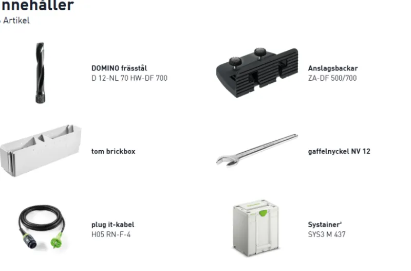 Festool Förbindningsfräs DOMINO XL DF 700 EQ-Plus| Fräsa