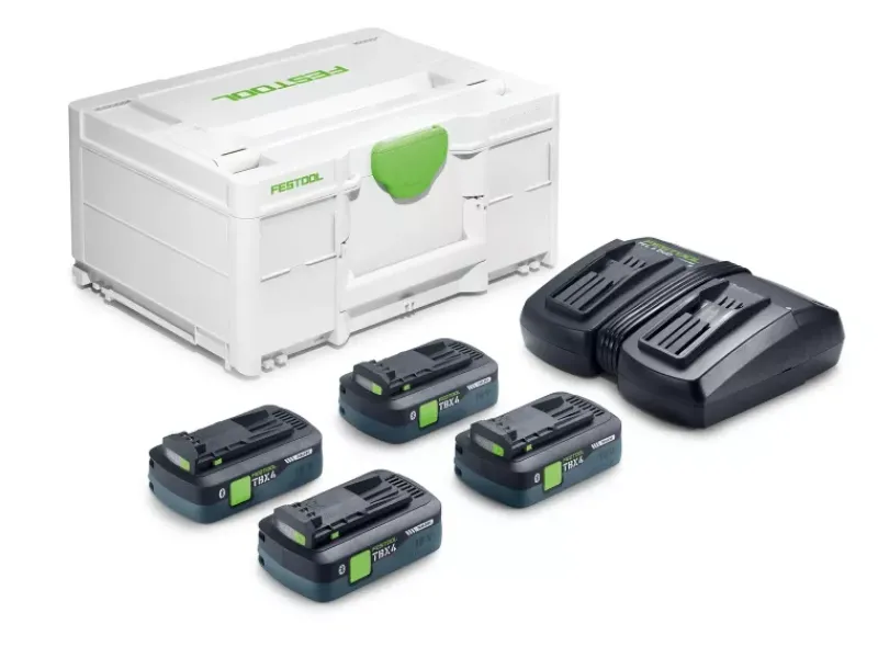 Festool Laddpaket SYS 18V 4xTBX4/TCL6DUO| Batteri - Laddare