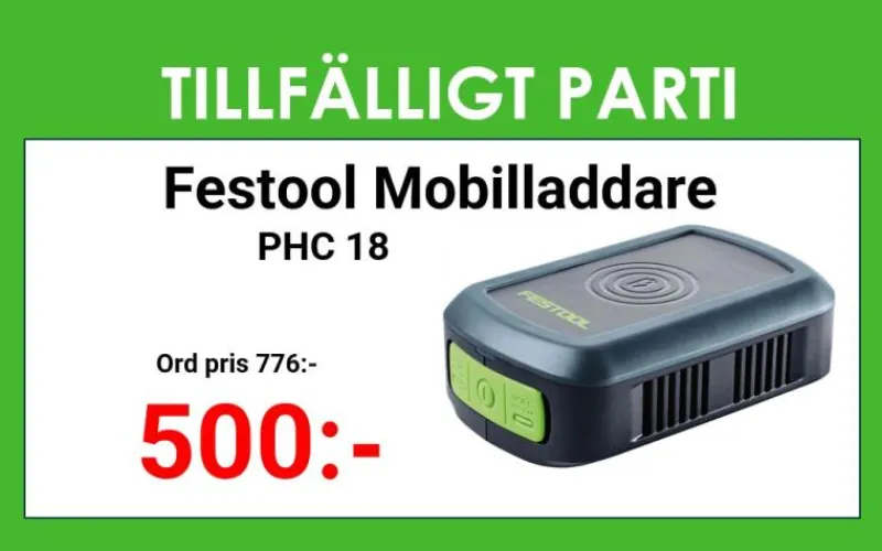Festool Mobilladdare PHC 18| Radio|Batteri - Laddare