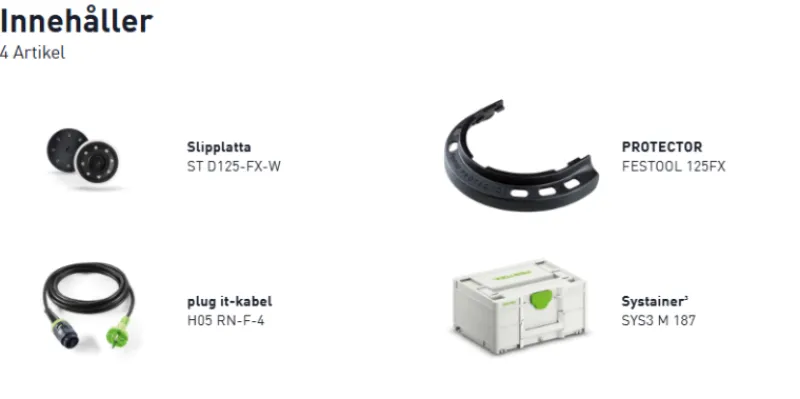 Festool Slip- och polermaskin ROTEX Ro 125 FEQ-Plus| Slipa Och Borsta