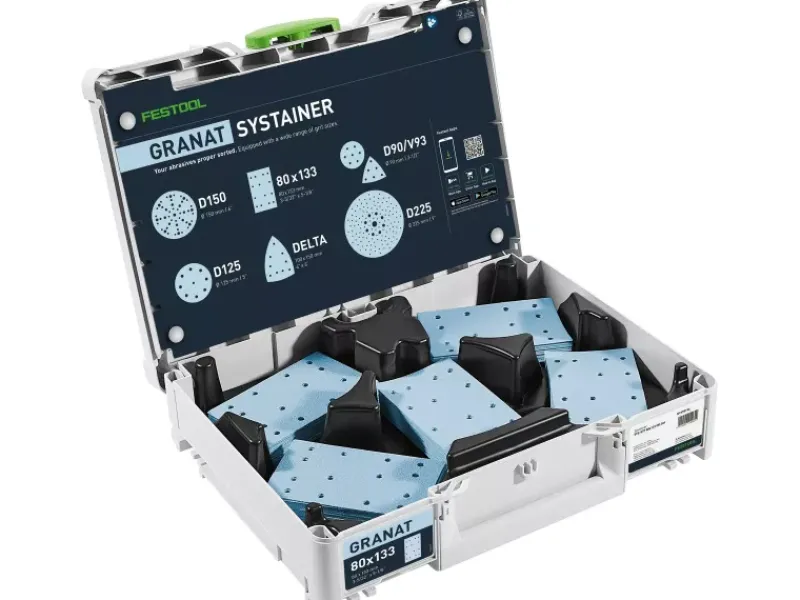 Festool Slippapper-systainer 80x133 GR SYS| Slippapper