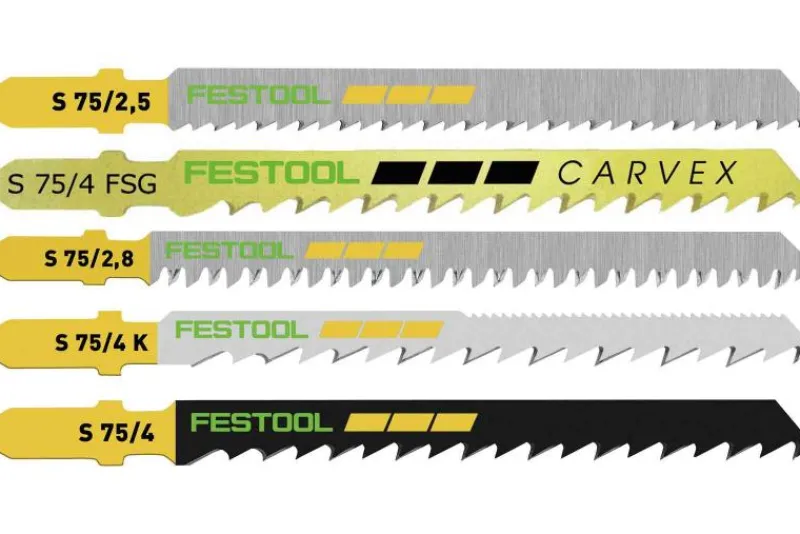 Festool Sticksågsblad i set, Trä 25-p| Såga|Sticksågblad