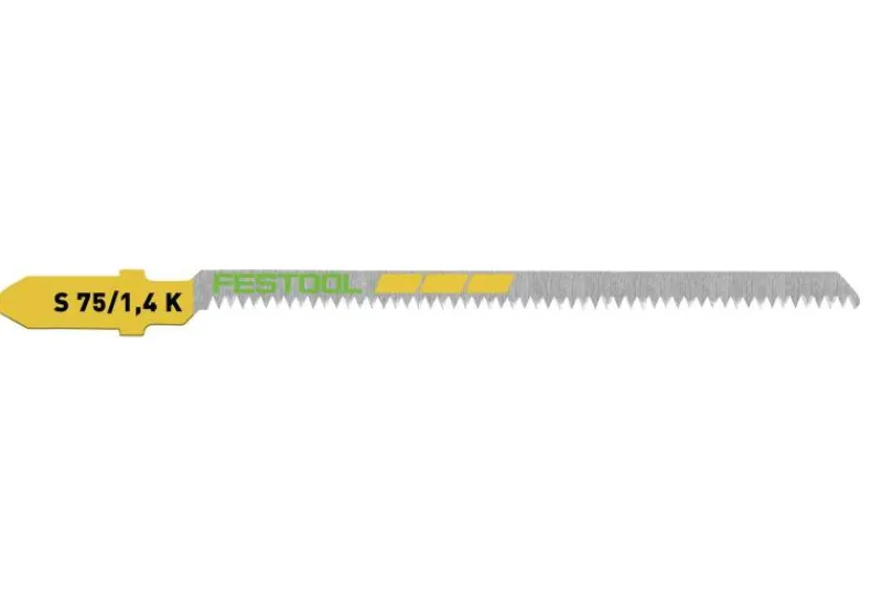 Festool Sticksågsblad trä S 75/1,4 K 5-pack| Såga|Sticksågblad