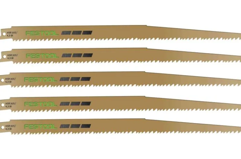 Festool Tigersågblad HSR 305 trä/spik BI 5-pack| Tigersågblad|Såga