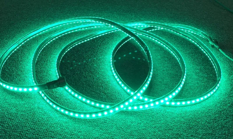 BLue Electric Flex-line Nödljusslinga grön 5 meter| Arbetsbelysning