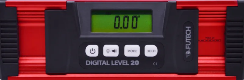 Thomee Futech Digitalt vattenpass 20cm med magnet| Mätverktyg & Vattenpass