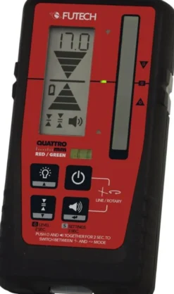 Futech Lasermottagare Quattro MM| Tillbehör Laserinstrument