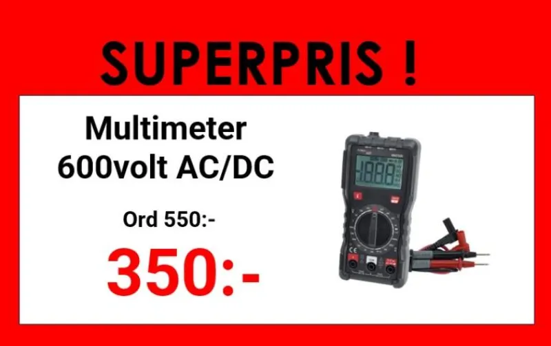 Wiha Futech Multimeter 600V AC/DC MM3500| Övriga Instrument