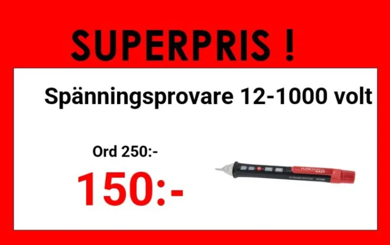 Futech Spänningsprovare 12-1000V AC VT3500| Övriga Instrument