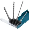 MAKITA Hammarborrsats 2-skär SDS-PLUS 4-delar (2-pack)| Borr Och Borrsatser