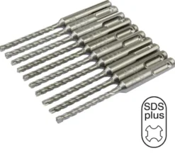 MAKITA Hammarborr 4-skär 10-Pack| Borr Och Borrsatser