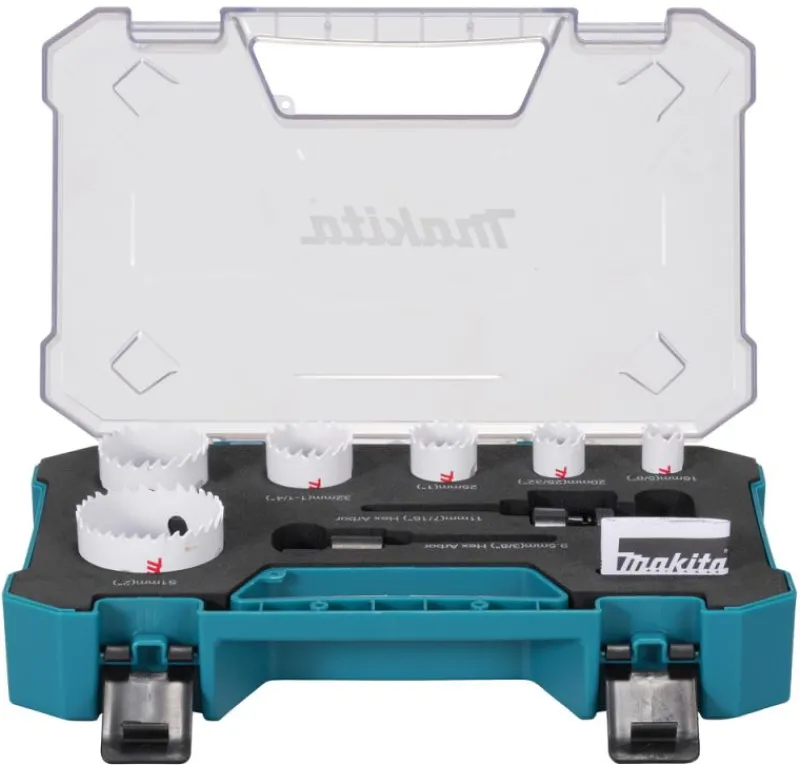 MAKITA Hålsågsats 20-65mm 9-delar (elektriker2)| Hålsågar & Kakelborr