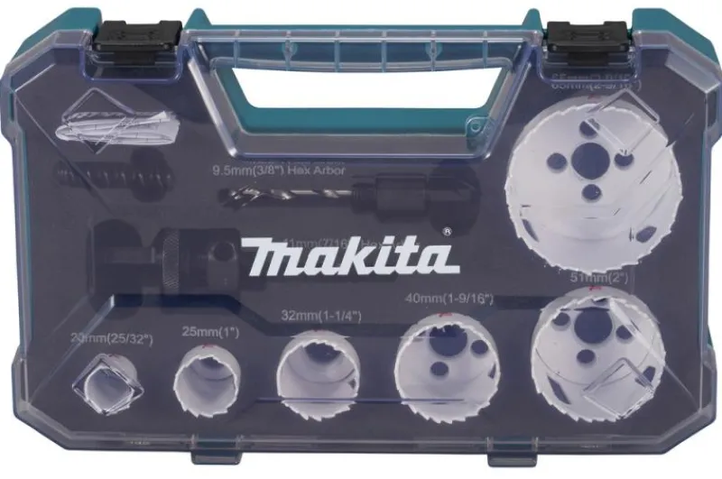MAKITA Hålsågsats 20-65mm 9-delar (elektriker2)| Hålsågar & Kakelborr