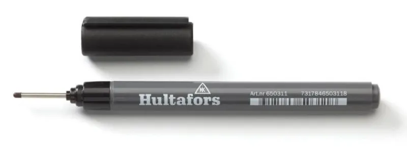 Hultafors Djuphållsmärkare svart| Märkpennor