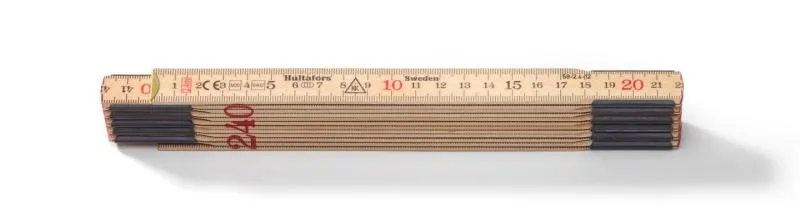 Hultafors Meterstock trä 2,4 meter| Mätverktyg & Vattenpass