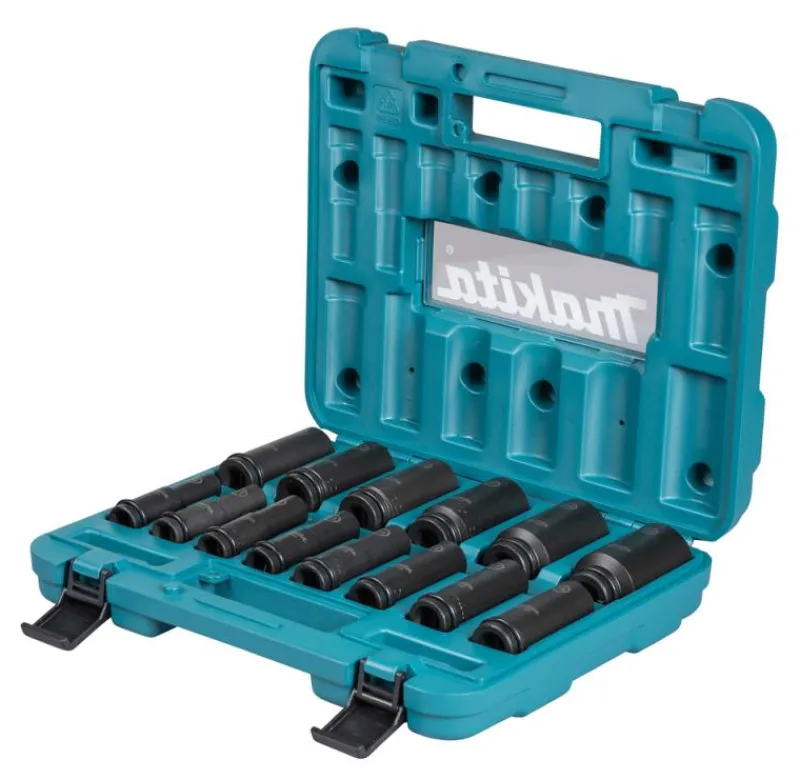 MAKITA Krafthylssats 14-del 1/2" impact BLACK| Hylsor & Nyckelverktyg