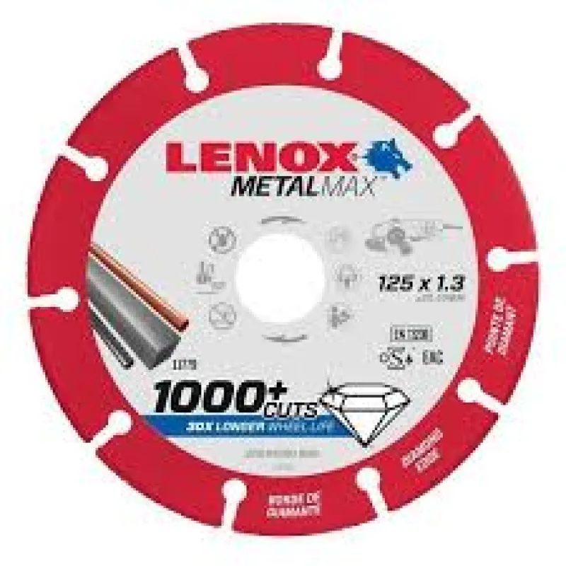 LENOX Diamantkapklinga Metall 125mm| Kap- Slipskivor|Diamantklingor