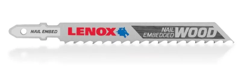 LENOX Sticksågblad Trä/spik B406 3-pack| Sticksågblad