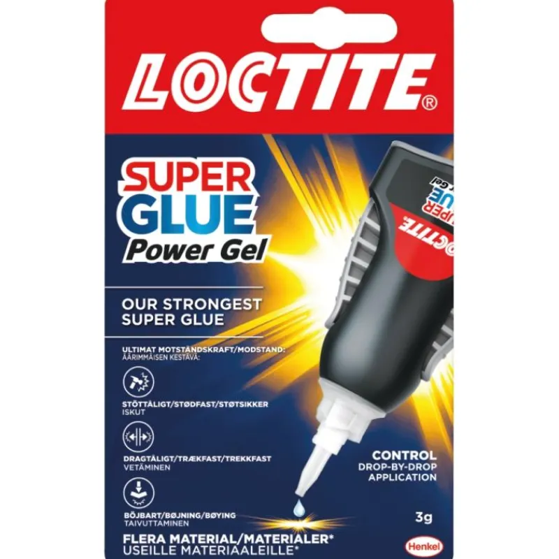 LOCTITE Superlim power gel| Smörj , Rengörning, Lim Och Tejp