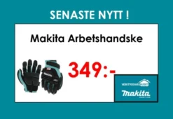 MAKITA Arbetshandske , stötskydd| Handskar|Skyddsutrustning