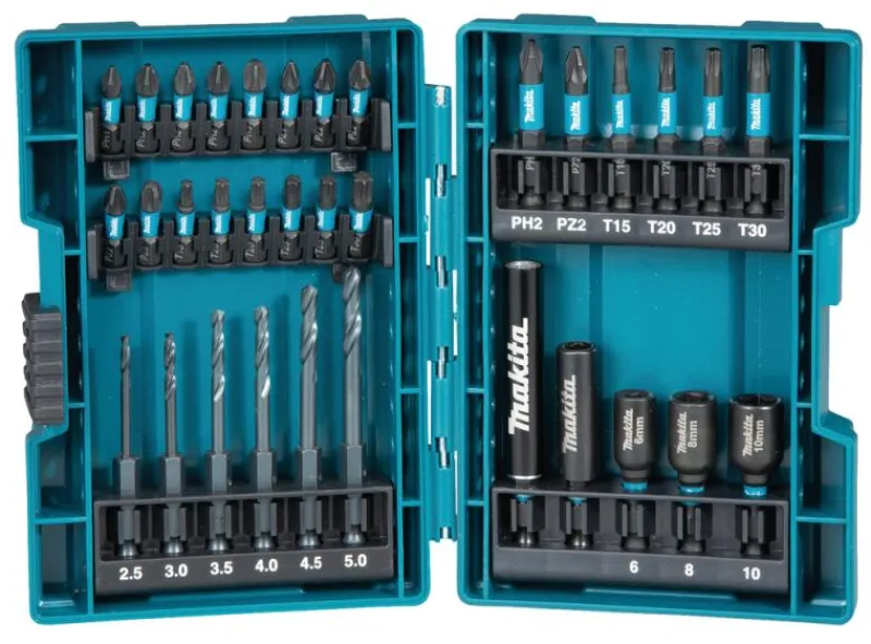 MAKITA Bitssats 33-del Impact BLACK| Bits Och Bitssatser