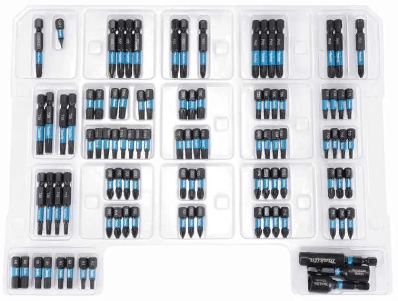 MAKITA Black Bitssats 100-delar med förvaring| Nytt Från Makita!|Bits Och Bitssatser