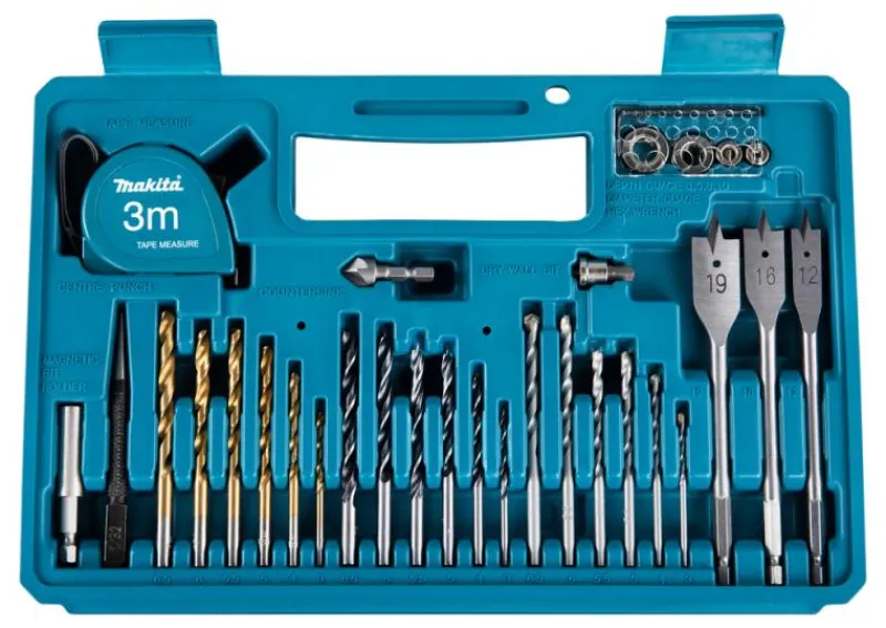 MAKITA Borr- & Bitssats 102-delar| Borr Och Borrsatser|Bits Och Bitssatser