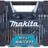 MAKITA Borr- & Bitssats 104-delar| Borr Och Borrsatser|Bits Och Bitssatser