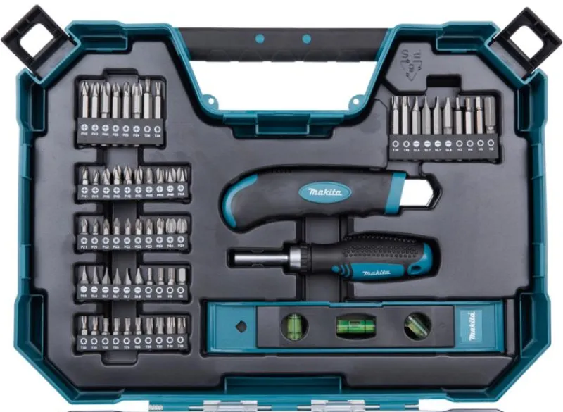 MAKITA Borr- & Bitssats 104-delar| Borr Och Borrsatser|Bits Och Bitssatser