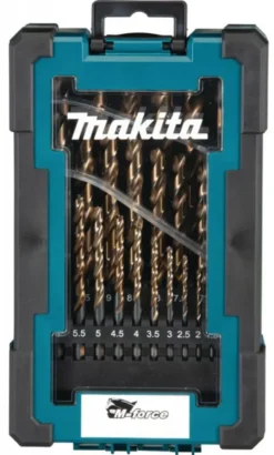 MAKITA Borrsats M-force 1-10mm, 19-delar| Borr Och Borrsatser