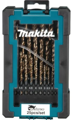 MAKITA Borrsats M-force 1-13mm, 25-delar| Borr Och Borrsatser
