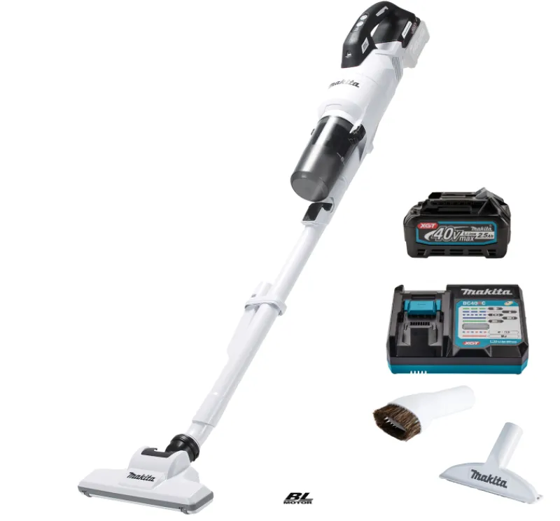 MAKITA CL003GD108 Dammsugare cyklon vit 40V -komplett| Dammsugare 40V