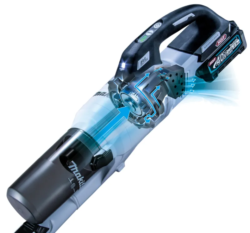MAKITA CL003GZ04 Dammsugare cyklon 40V, svart| Dammsugare 40V