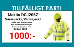 MAKITA DCJ206Z Varseljacka (Värmejacka)18V| Makita Kläder
