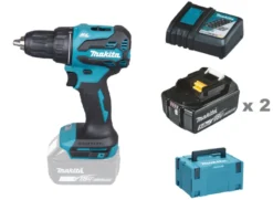 MAKITA DDF490RTJ Borrskruvdragare 18V, komplett| Borr - Skruvdragare