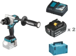 MAKITA DDF492RTJ Borrskruvdragare 18V, komplett| Borr - Skruvdragare