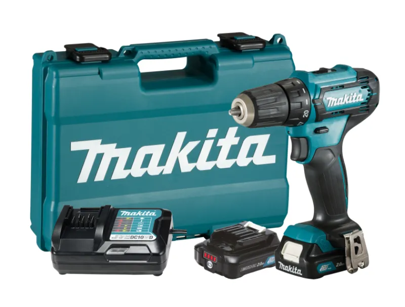 MAKITA DF333DWAE Borrskruvdragare 12V, komplett| Borrskruvdragare 12V