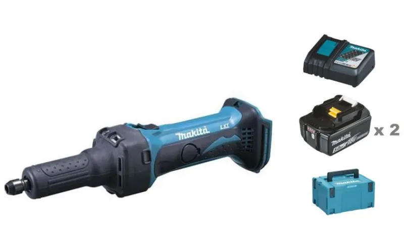 MAKITA DGD800RTJ Rak slipmaskin 18V, komplett| Slipmaskiner