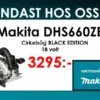 MAKITA DHS660ZB Cirkelsåg 18V - Black edition| Makita - Limited Edition