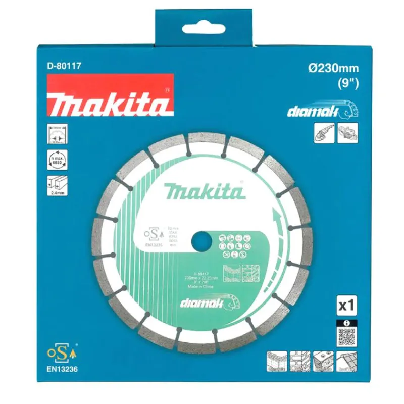 MAKITA Diamantklinga 230mm| Diamantklingor